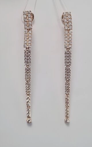 Серьги Crivelli 372-3276 8.4гр 1.5крт 