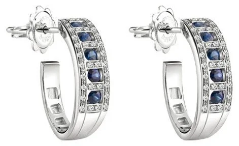 Серьги Damiani 12617&nbsp;д 7,0гр 0,204ct 0,45ct. 
