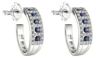 Серьги Damiani 12617&nbsp;д 7,0гр 0,204ct 0,45ct. 