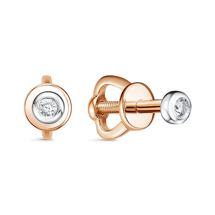 Серьги Family Jewelry С02796МП-120 1,1гр.