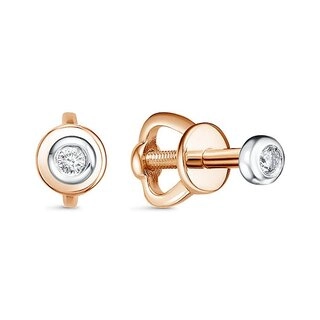 Серьги Family Jewelry С02796МП-120 1,1гр.