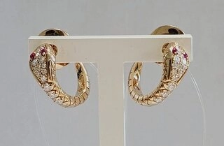 Серьги Crivelli 8843 5,6гр 0,26 крт 