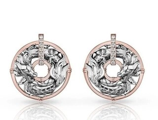 Серьги Carrera y Carrera 0112.4 12.51гр 0.18крт 