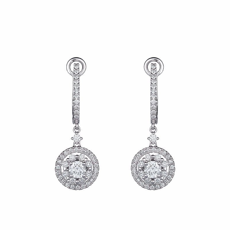 Серьги Crivelli 8861 4,1гр 1,01 крт 