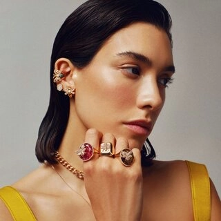 Серьги Bee Goddess PTKMTCTRCKPGKP 2.25гр 0.23крт 