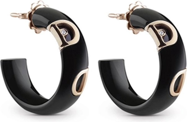 Серьги Damiani 14236 д 2,8гр 10,5гр 0,01ct. 