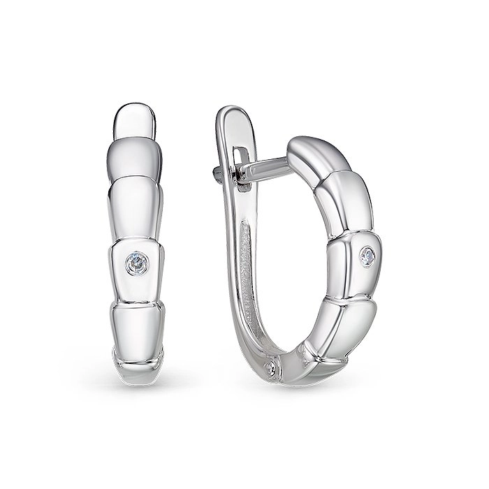 Серьги Family Jewelry С1450/Ag-620 3,4гр.