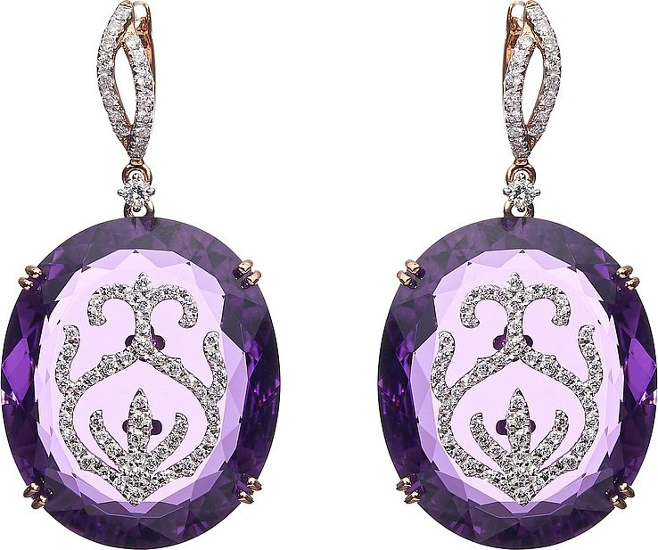 Серьги Casato 1899 cas 7,18гр 0,77ct 64,22ct. 