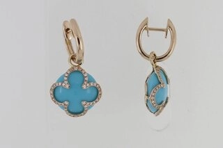 Серьги Tirisi 3482 tir 3,06гр 0,24ct 10,23ct. 