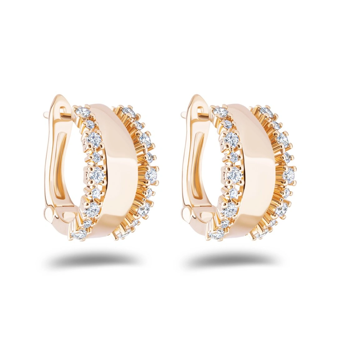 Серьги Favory E01197550 7,83гр 0,70ct. 