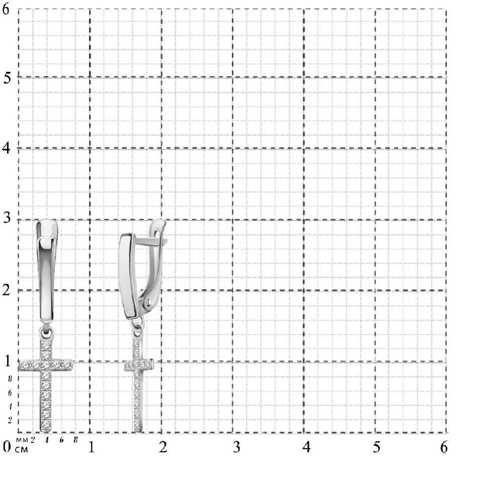 Серьги Atoll б20622 2,39гр. 