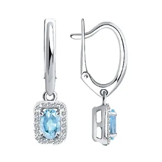 Серьги Sokolov 6024155 3.27гр  - фото 4