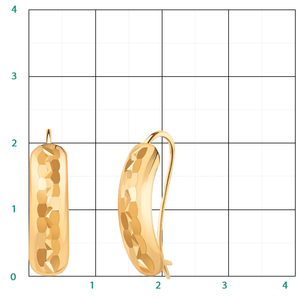 Серьги Атолл 21211а-3 1.59гр 
