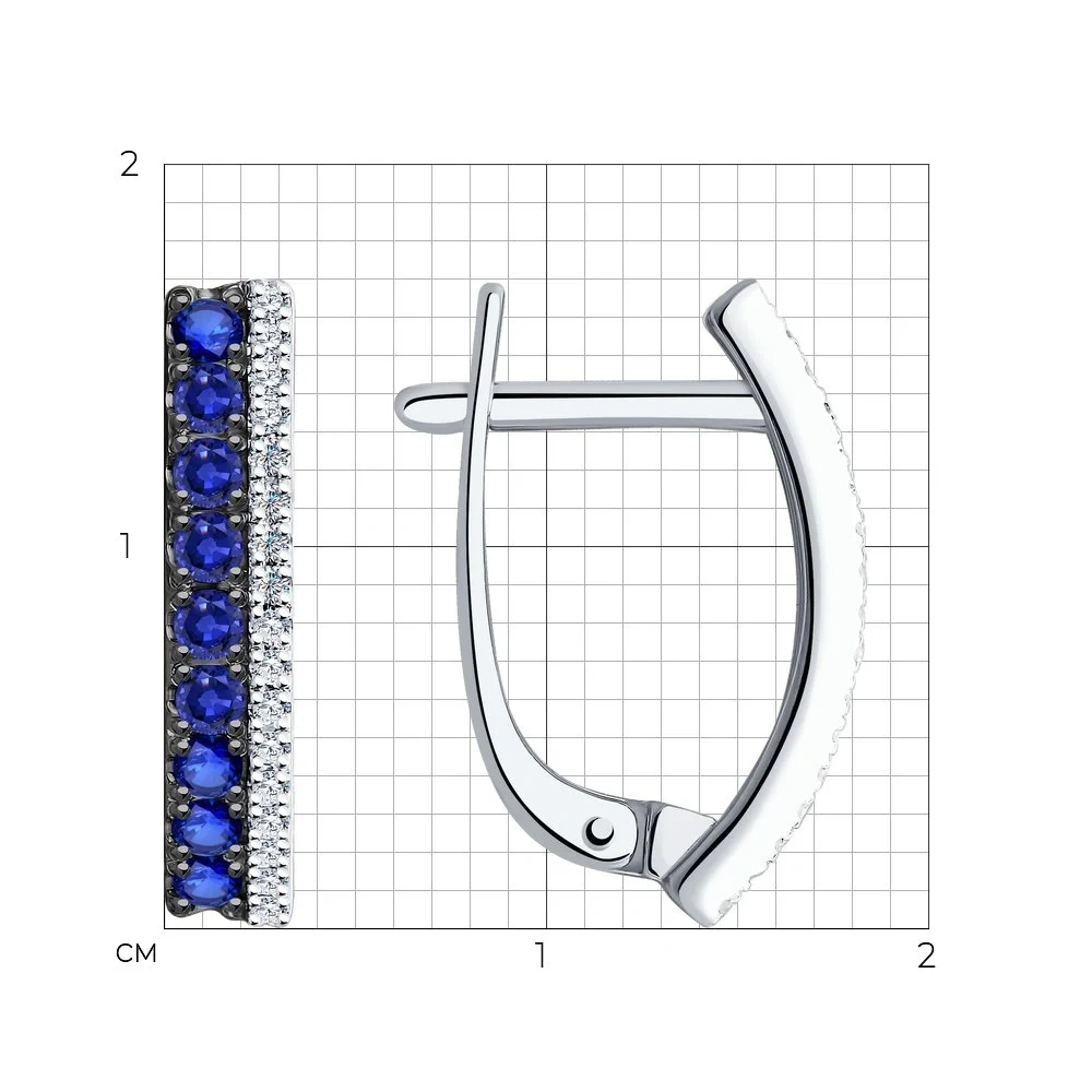 Серьги Sokolov 2020836-3 2.39гр  - фото 3