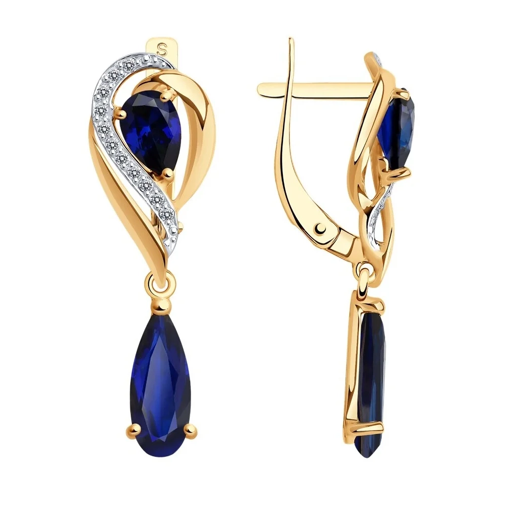 Серьги Sokolov 724817 2,95гр.  - фото 2