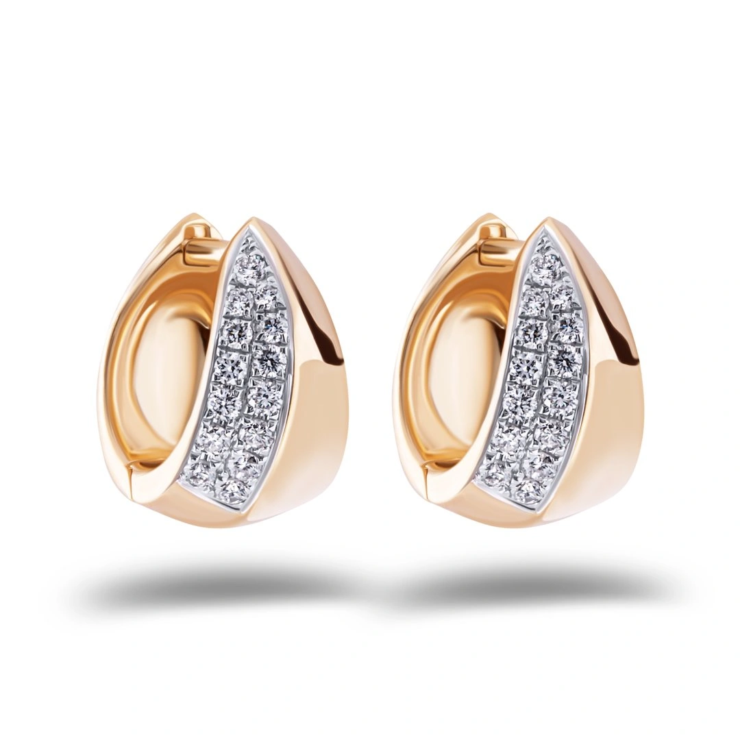 Серьги Favory E01197505 5,05гр 0,23ct. 