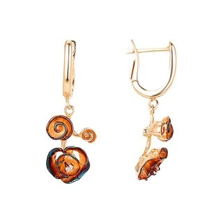 Серьги Roberto Bravo E01153376 AS 6,19гр 0,6ct. 