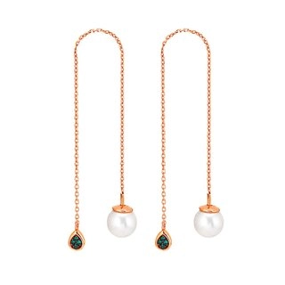 Серьги Roberto Bravo E01191237 3,16гр 0,08ct 2,20ct. 