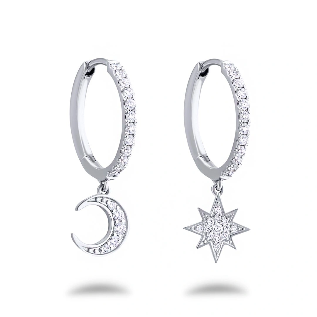 Серьги Favory E01196669 2,17гр 0,34ct. 