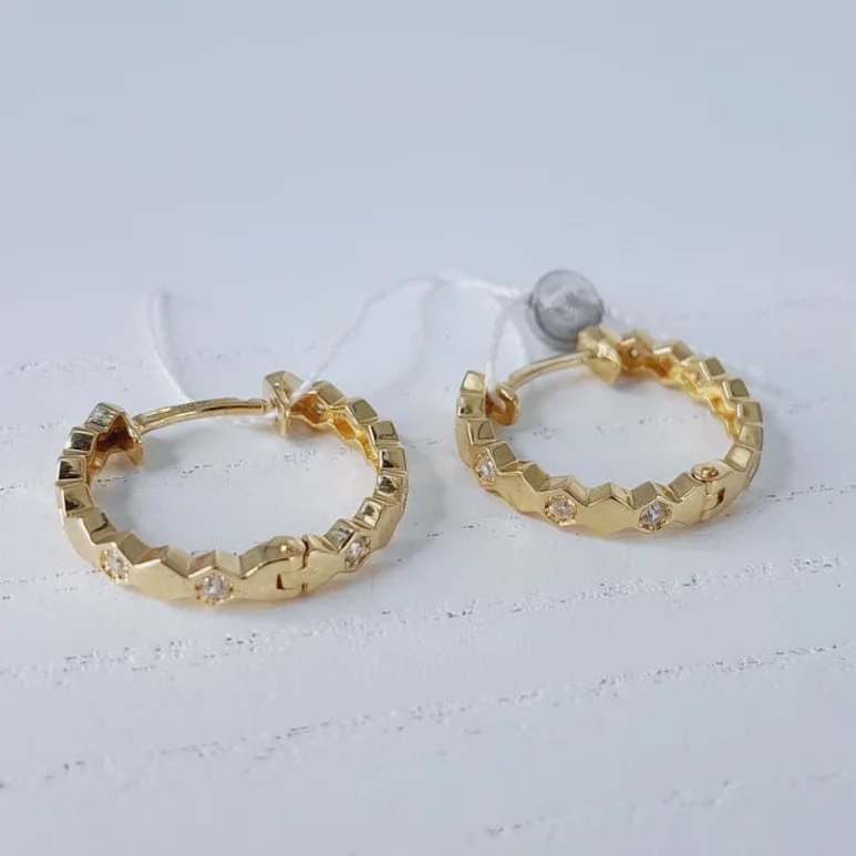 Серьги Arezzo 3403098 3,40гр  - фото 2