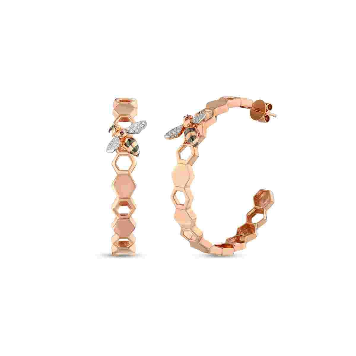 Серьги Bee Goddess PTK17HPGKP 9.37гр 0.08крт 