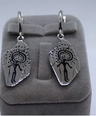 Серьги Кристалл-L С-05-70 6,8гр. 