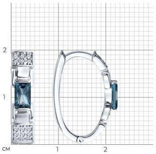 Серьги Sokolov 728702-3_3.22 3.22гр 