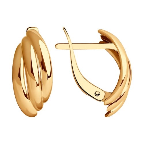 Серьги Diamant 51-120-01310-1 1.67гр 