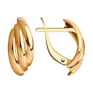 Серьги Diamant 51-120-01310-1 1.67гр 