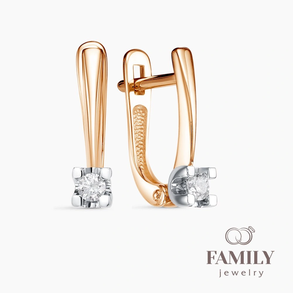 Серьги Family Jewelry С3211МП-120 2.4гр