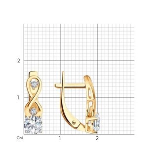 Серьги Sokolov 027147 2,11гр. 