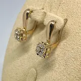 Серьги Diamond 585272 2,72гр.  - фото 2