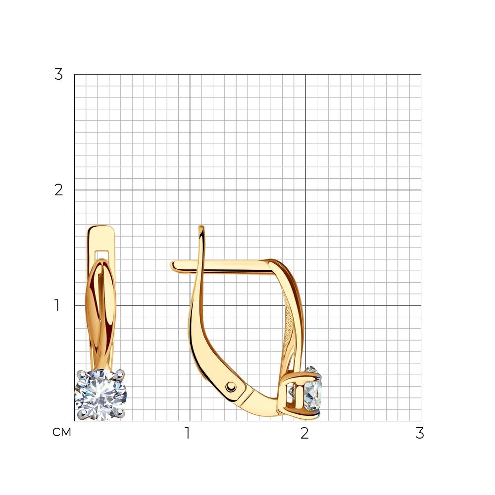 Серьги Sokolov 029758 1,85гр. 