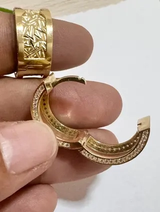 Серьги Exclusive Gold 897654 