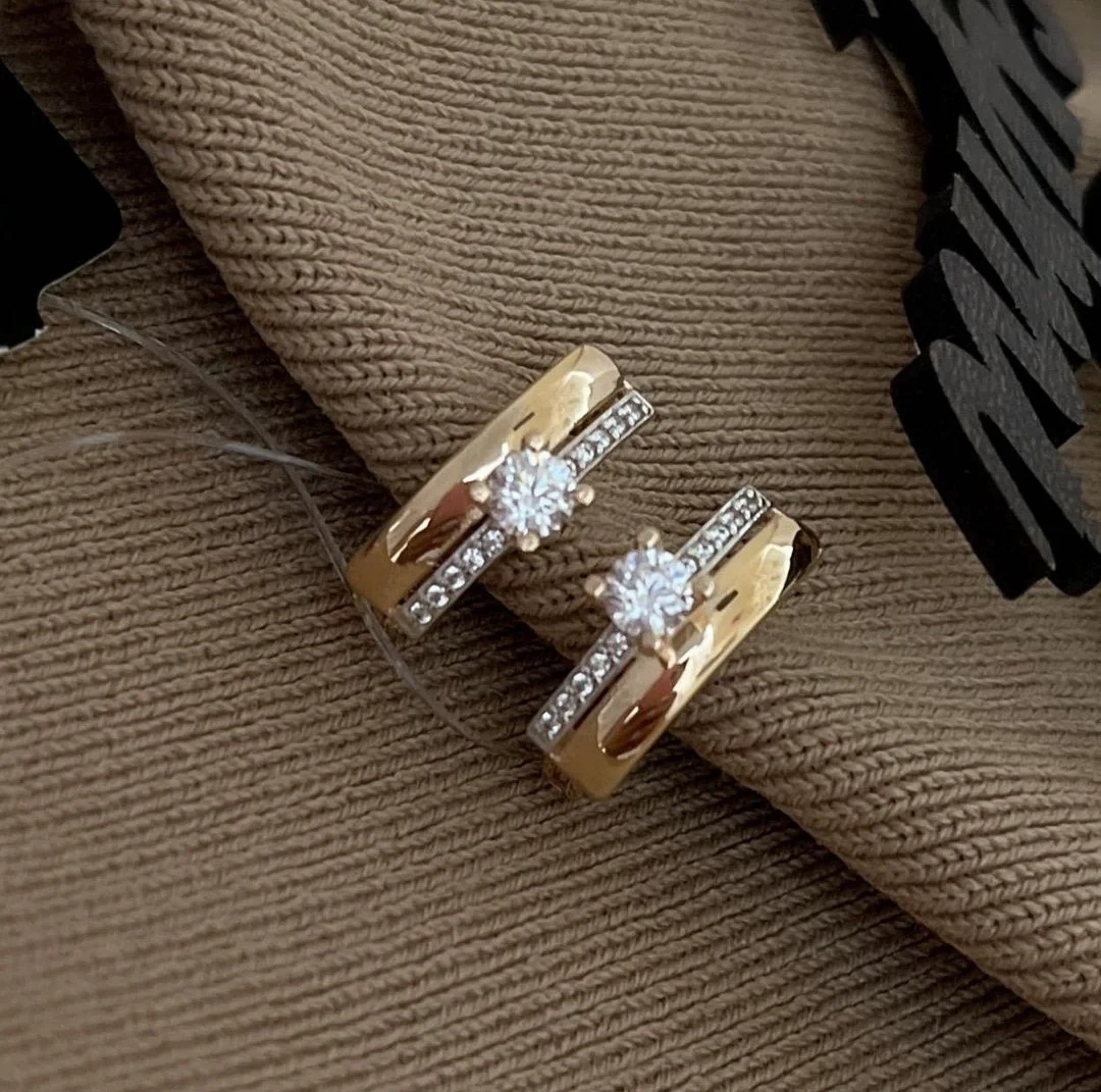 Серьги Золото России 282086 3гр. 