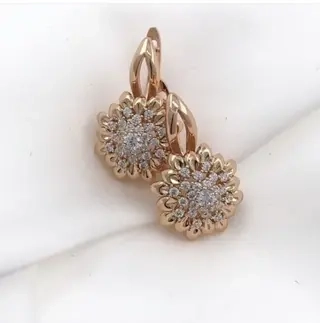 Серьги Золото России 835071 3гр. 