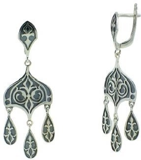 Серьги Кристалл-L С-05-80 6гр. 