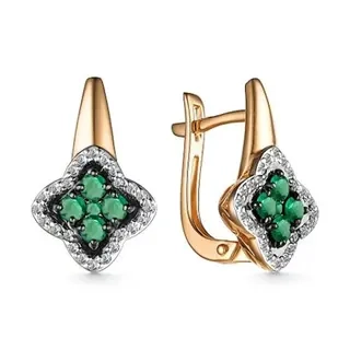 Серьги Goldos 25653-301 3.8гр