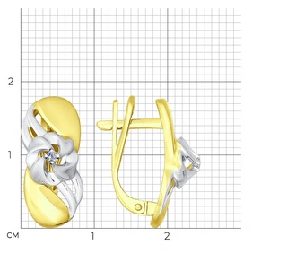 Серьги Sokolov 1020925 4,05гр. - фото 2