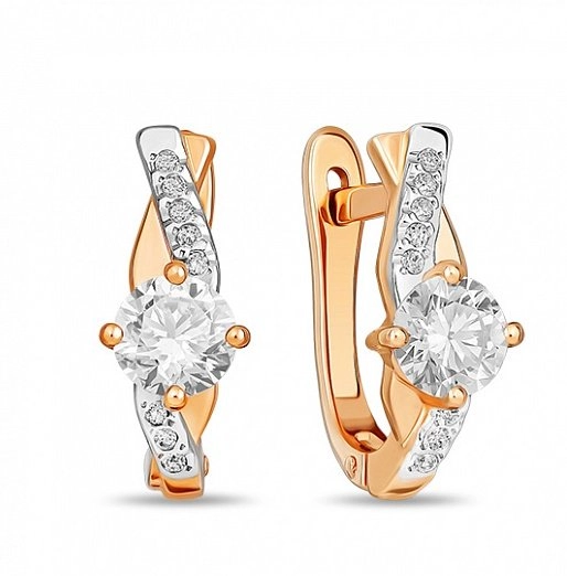 Серьги Лукас E01-C-SW-59417-Z 3,37гр.