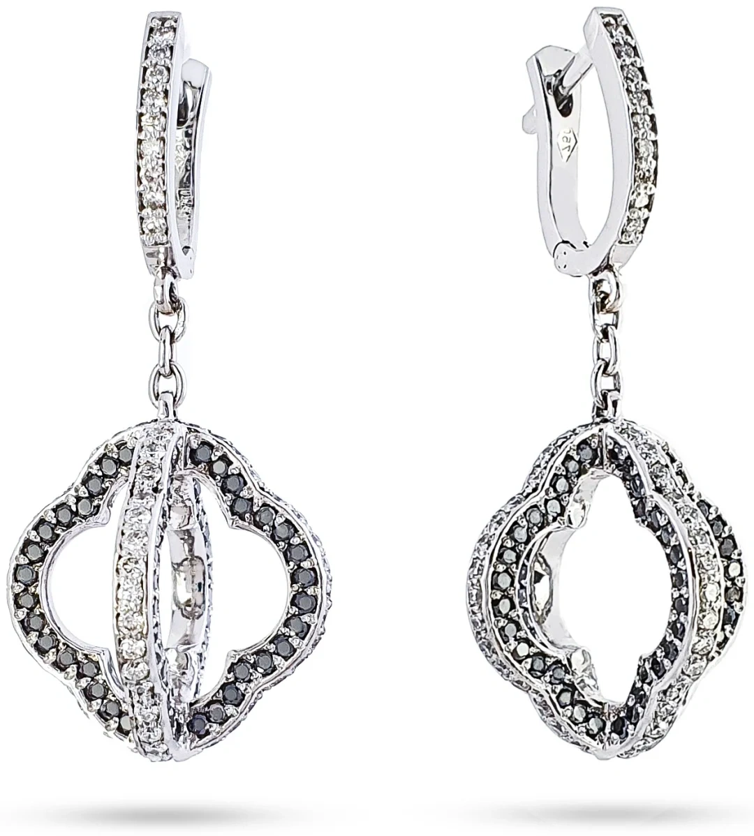 Серьги Goldos Premium DE9030 11,2гр 2,33ct 4,08ct 6,41ct.