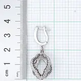 Серьги Goldos Premium DE9030 11,2гр 2,33ct 4,08ct 6,41ct. - фото 2