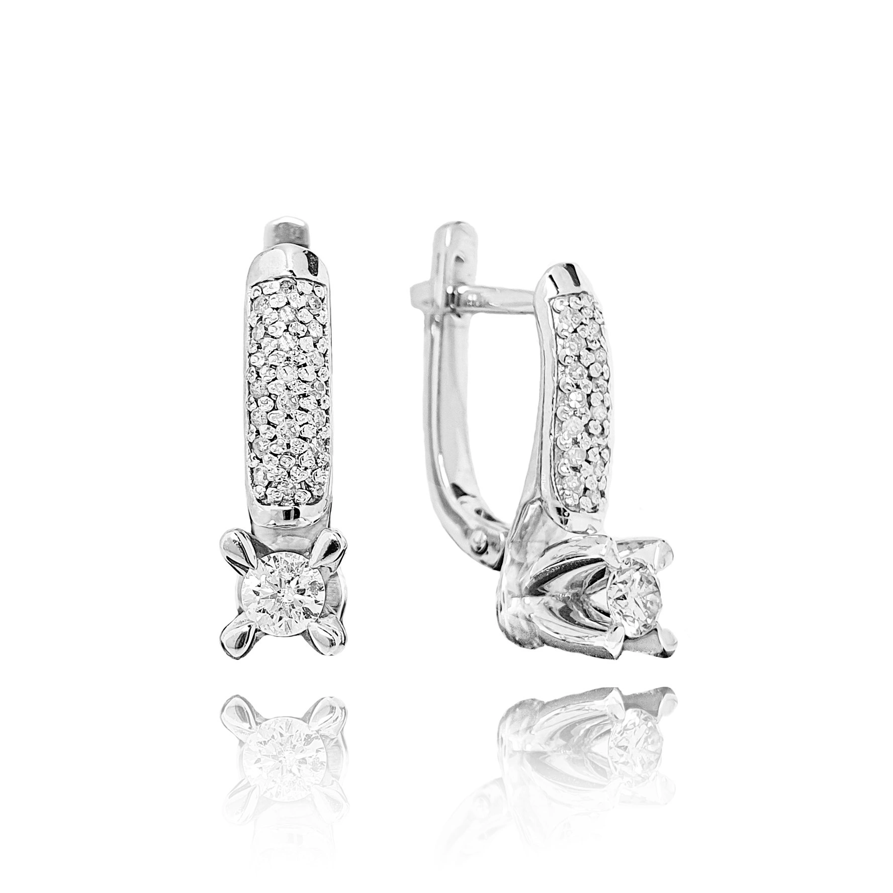 Серьги Goldos SDE9027 4,68гр 0,46ct.