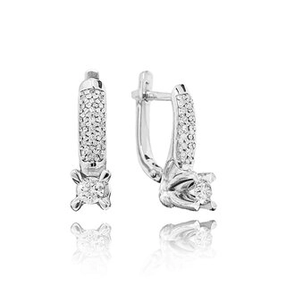 Серьги Goldos SDE9027 4,68гр 0,46ct.