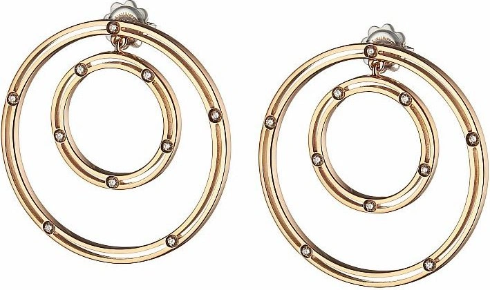 Серьги Damiani 13710 д 14,6гр 0,22ct.