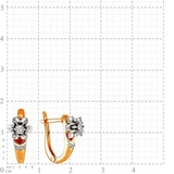 Серьги РусГолдАрт 2127213 4,37гр. - фото 2