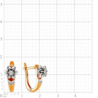 Серьги РусГолдАрт 2127213 4,37гр. - фото 2
