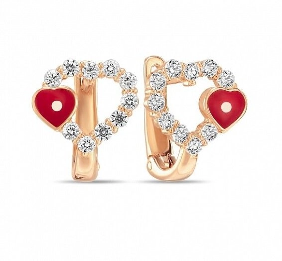 Серьги Лукас E01-C-EL-59413-Z 1,63гр.