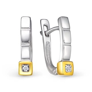 Серьги Family Jewelry С1456/Ag-620ПОЗ 2,7гр.