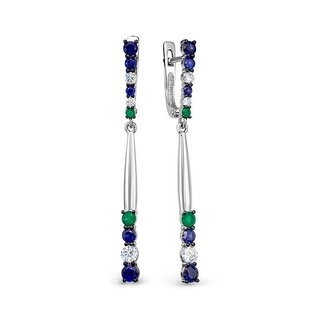 Серьги Family Jewelry С1342/Ag-617/70 4гр.